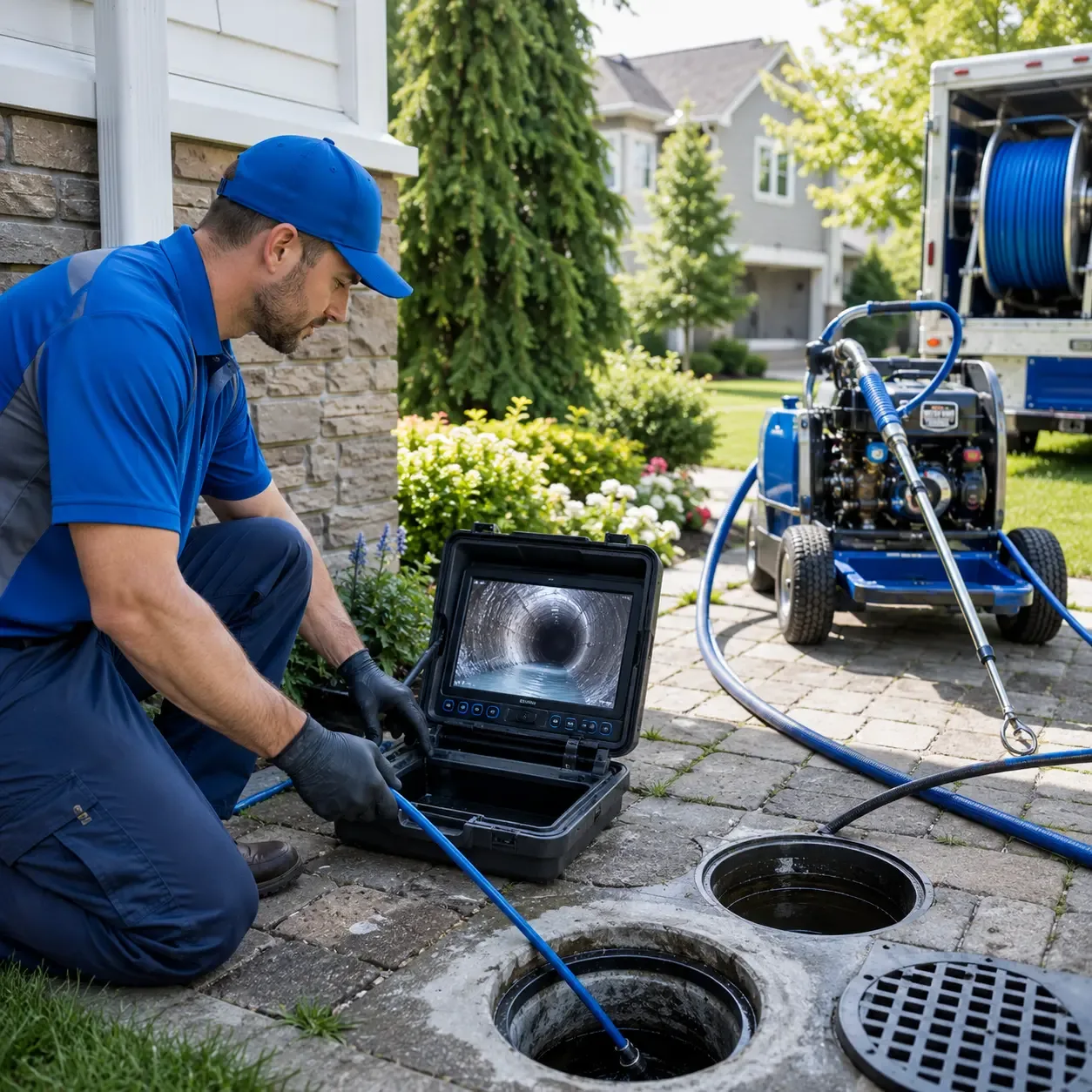 Outdoor drain cleaning professionals serving Avon, IN